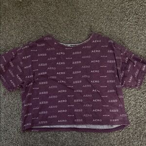Aeropostale Plum Logo T-Shirt